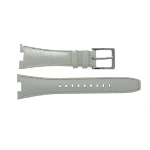 Watch strap DKNY NY4909 Leather White 9mm