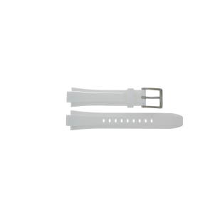 Watch strap DKNY NY8196 Silicone White 11mm