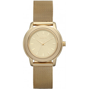 Watch strap DKNY NY8553 Steel Gold Toned