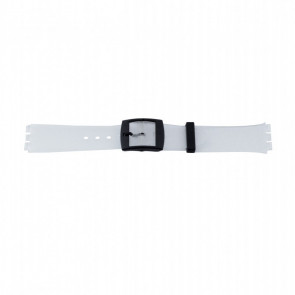 Watch strap WoW P51.14 Plastic Transparent 17mm