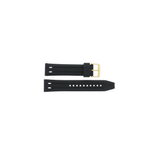 Watch strap Seiko SRP478K1 / 4R36-02Y0 / R02T011Y0 Rubber Black 22mm