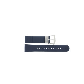 Watch strap Seiko R03K011J0 / 4R35-03W0 / 4R36-06Z0 / SRPF77K1 / SRPF79K1 / Prospex Silicone Blue 22mm