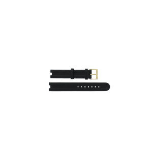 Watch strap Rado 01.129.4077.4.002 / 07.08524.10 Leather Black