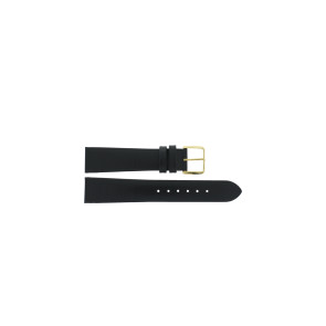 Watch strap Rado R070874810 / R20282152.160.3670 Leather Black 19mm