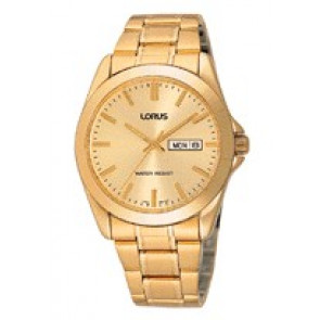 Lorus watch strap RJ608AX9 / VJ33 X001 / RB468X Metal Gold Toned 20mm