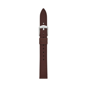 Watch strap Fossil S141219 Leather Brown 14mm