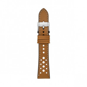 Watch strap Fossil S221248 Leather Brown 22mm