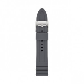 Watch strap Fossil S221306 Silicone Grey 22mm