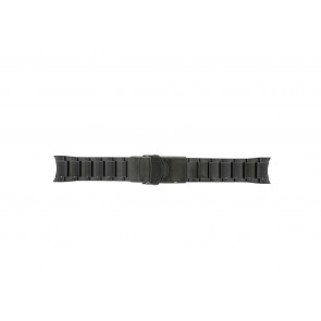 Watch strap Seiko V157-0AS0 / SNE281P1 / M0CA211N9 Steel Black 22mm