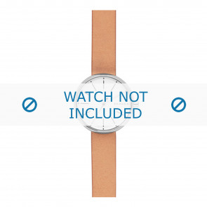 Watch strap Skagen SKW2594 Leather Light brown 12mm