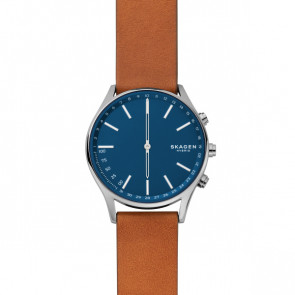 Watch strap Skagen SKT1306 Leather Cognac 20mm