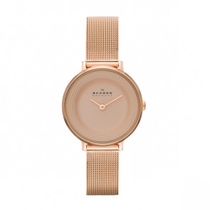 Watch strap Skagen SKW2213 Milanese Rosé 12mm