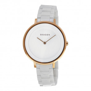Watch strap Skagen SKW2316 Ceramics White