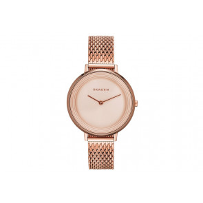 Watch strap Skagen SKW2334 Steel Rosé 14mm