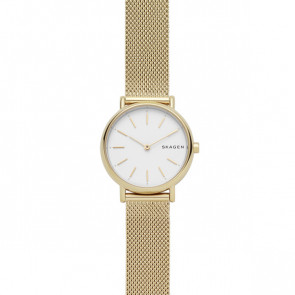 Watch strap Skagen SKW2693 Milanese Gold Toned 14mm