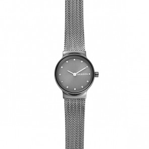 Watch strap Skagen SKW2700 Steel Anthracite grey 14mm