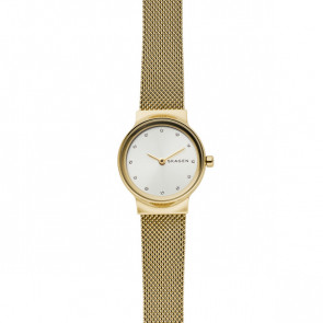 Watch strap Skagen SKW2717 Steel Gold Toned 14mm