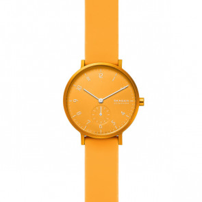 Watch strap Skagen SKW2808	 Silicone Orange 16mm