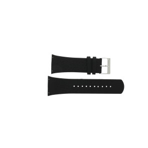 Watch strap Skagen SKW6070 / HAVENE Leather Black 30mm