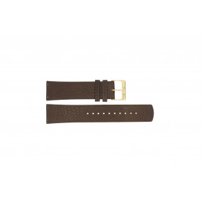 Watch strap Skagen SKW6142 Leather Brown 22mm
