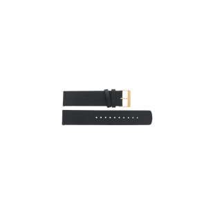 Watch strap Skagen SKW6390 Leather Black 20mm