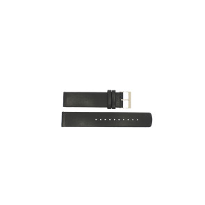 Watch strap Skagen SKW6401 Leather Black 20mm
