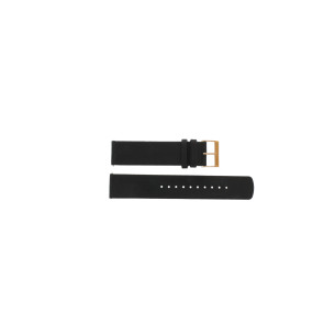 Watch strap Skagen SKW6430 Leather Black 20mm