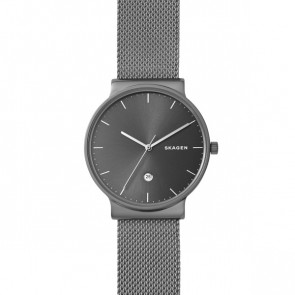 Watch strap Skagen SKW6432 Milanese Anthracite grey 20mm