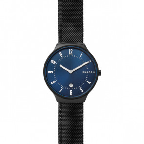 Watch strap Skagen SKW6461 Steel Black 18mm