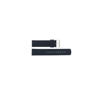 Watch strap Skagen SKW6481 Leather Blue 20mm