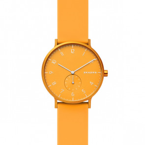 Watch strap Skagen SKW6510 Silicone Yellow 20mm
