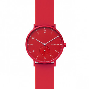 Watch strap Skagen SKW6512 Silicone Red 20mm