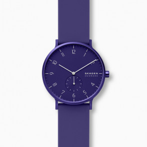 Watch strap Skagen SKW6542 Silicone Purple 20mm