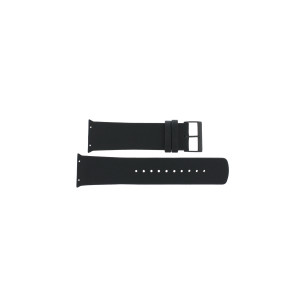 Watch strap Skagen SKW6843 Leather Black 28mm