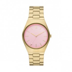 Watch strap Skagen SKW6869 Steel Gold Toned 22mm