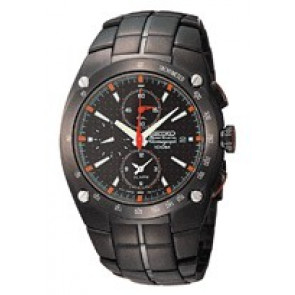 Seiko watch strap SNA595P1 / 7T62-0ED0 Metal Black 15mm