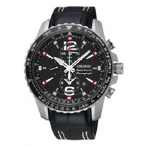 Watch strap Seiko SNAE97P1 Steel Taupe 21mm