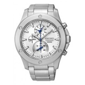 Watch strap Seiko 7T82-0AT0 Steel Steel