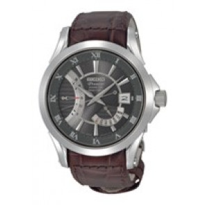 Watch strap Seiko 5D44 0AD0 / SRH009P1 XS Leather Brown 21mm