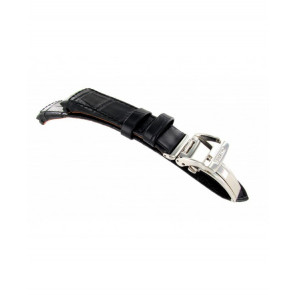 Watch strap Seiko 4R39-00A0 / SSA021J2 / L01J011J0 Leather Black 20mm