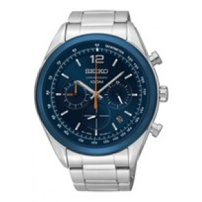 Watch strap Seiko 6T63-00J0 / SSB091P1 / M0HB627J0-L Stainless steel Steel 22mm