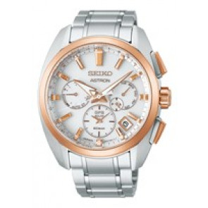 Watch strap Seiko 5X53-0AV0.SSH104J1 Steel 21mm