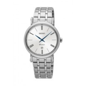 Seiko watch strap SXB429P1 / 7N89 0AY0 Metal Silver 16mm