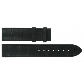 Watch strap Tissot T0064071603300B XL/ T610014582 Croco leather Black 19mm
