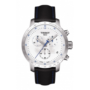 Watch strap Tissot T610035163.XL Leather Black 19mm