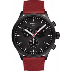 Watch strap Tissot T1166173605110 / T600044360 Leather Red 22mm