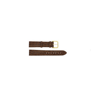 Tissot watch strap 970-122 T870 - T600013060 Croco leather Brown 18mm