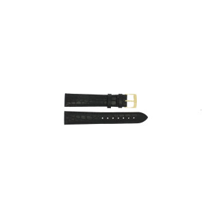 Watch strap Tissot T600.4531816 / T71340131A / T71240121A / T600013357 Croco leather Black 18mm
