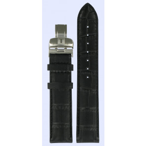 Watch strap Tissot T600013369 Leather Black 19mm