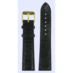 Watch strap Tissot T600019693 Crocodile skin Black 21mm